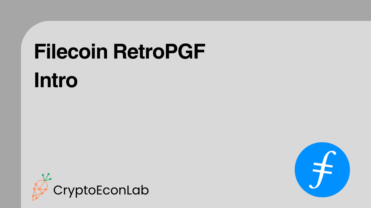 Filecoin RetroPGF Intro